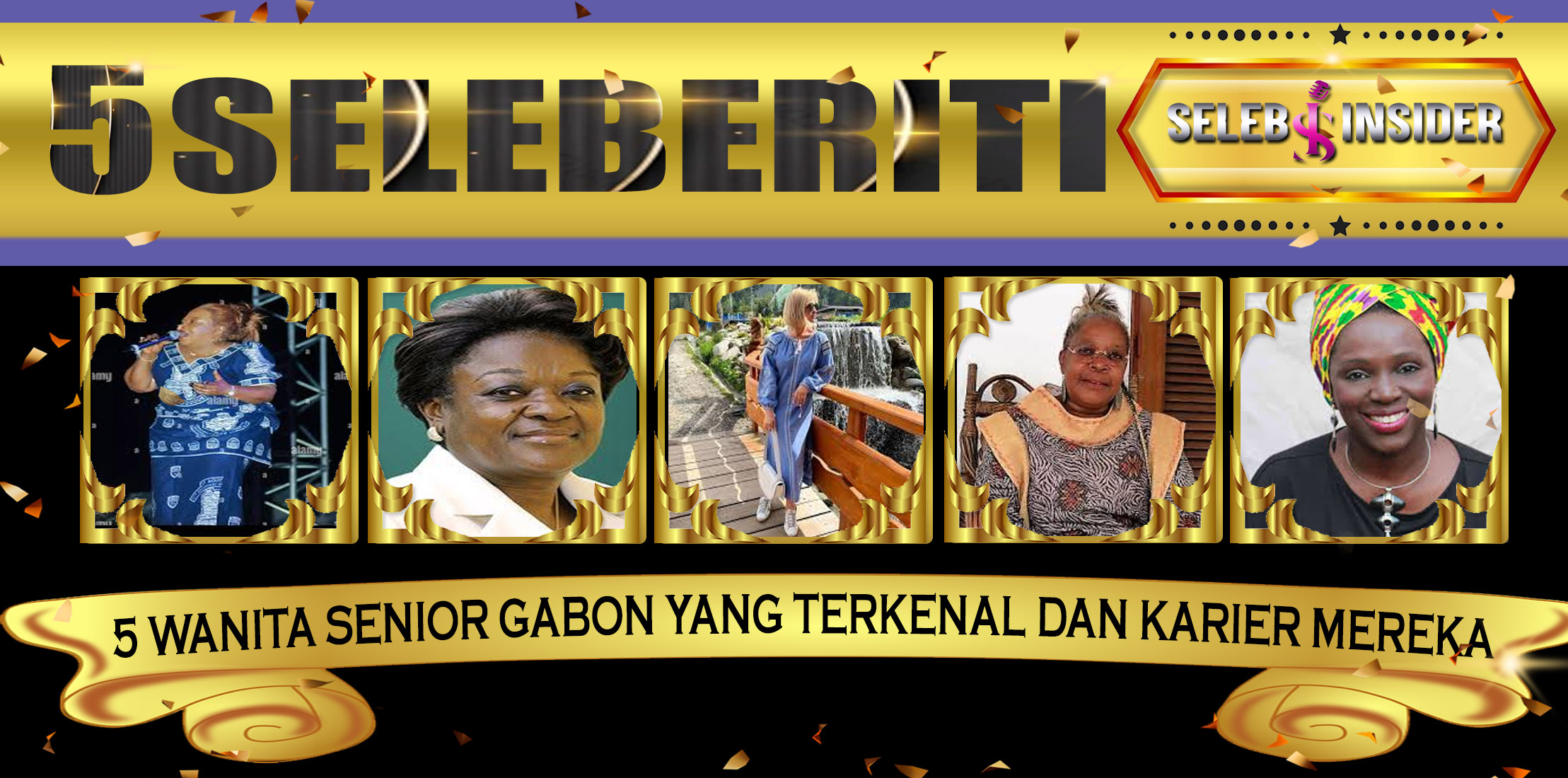 5 Wanita Senior Gabon
